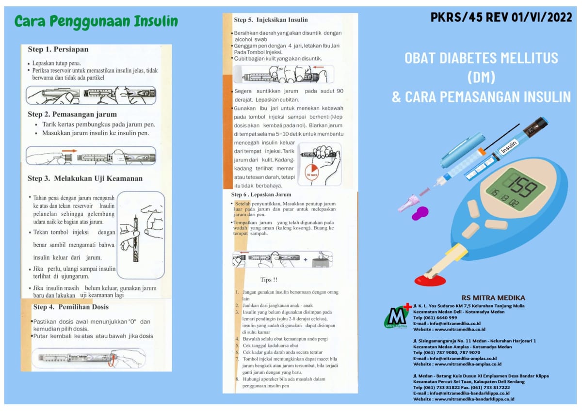 Cara Pemasangan Insulin